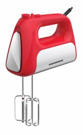 Electrocasnice & Climatizare - MIXER DE MÂNĂ HEINNER HM-DC500RD, 500W, MOTOR DC, 6 VITEZE + TURBO, ROȘU CU DECORAȚIUNI INOX