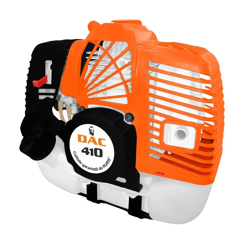 Motocositoare Ruris Dac 410, putere 3.3 CP, motor Tez, 2 timpi, diametru taiere 20 cm, contine: bobina fir + disc 3 lame + disc 80 dinti,negru-portocaliu [2]