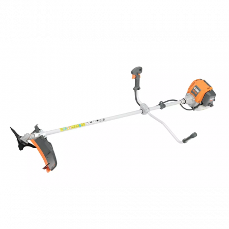 Casa, Gradina & Bricolaj - Motocositoare O-Mac MS 190, 1.3 CP, 42 CC, 4 timpi, Easy start, 43 cm diametru taiere fir, 0.55 l benzina,portocaliu