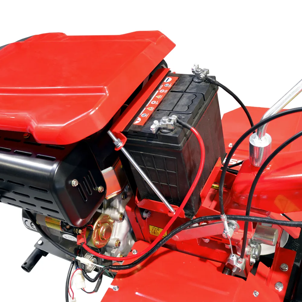 Motocultor diesel Rotakt RO135S, 9 CP, 4 timpi, negru-rosu [3]