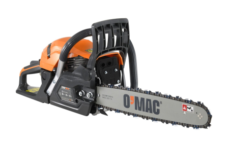 Motoferastrau O-Mac MF 34, 3 CP, 52 CC, 2 timpi, 16 inch lungime sina, .325" .058" tip lant, 0.55 l benzina, negru-portocaliu [2]