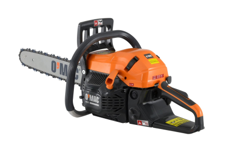 Gradinarit - Motoferastrau O-Mac MF 46 , 4.6 CP, 62 CC, 2 timpi, 18 inch lungime sina, .325" .058" tip lant, 0.55 l benzina, negru-portocaliu