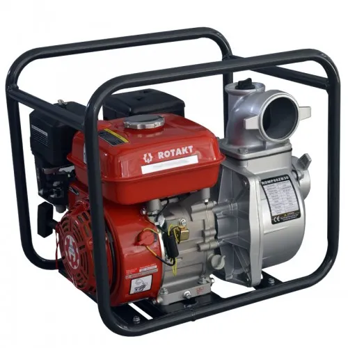Motopompe - Motopompa Rotakt ROMP80WB26-3,pe benzina, pentru apa murdara, 7 cp,Rosu