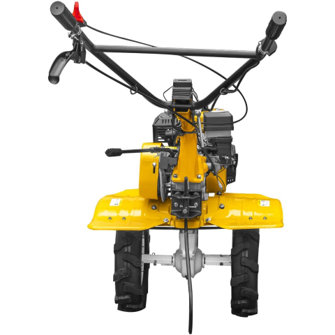MOTOSAPĂ AGROPRO HS 500, MOTOR 7 CP, 2+1 VITEZE, LĂȚIME DE LUCRU 90–120 CM, FREZE, ROȚI CAUCIUC 4.00×8, ROATĂ FRONTALĂ, TAHOMETRU [2]