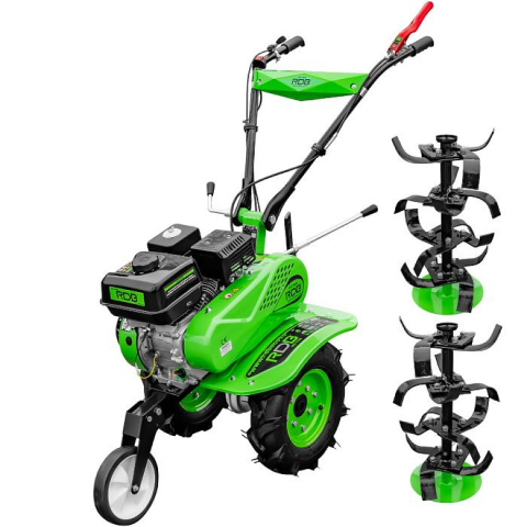 Casa, Gradina & Bricolaj - MOTOSAPĂ RDB MQ168B, MOTOR 7 CP, BENZINĂ, 2+1 VITEZE, LĂȚIME DE LUCRU 105 CM, FREZE SEGMENTABILE, ROȚI CAUCIUC 4.00×8