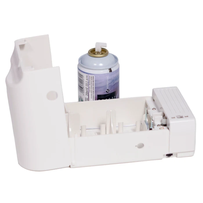 ODORIZANT CAMERA LIMPIO, PD188, REGLAJ AL INTERVALULUI DE PULVERIZARE 5MIN-40 MIN, SENZOR DE LUMINA, ALB [2]