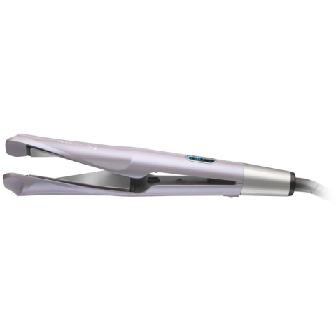 Placi de indreptat parul - Placa de indreptat si ondulat parul Remington Curl & Straight Confidence Special Edition S6606GP, Placi rasucite, Ceramica, Turmalina, 230 grade, Mov