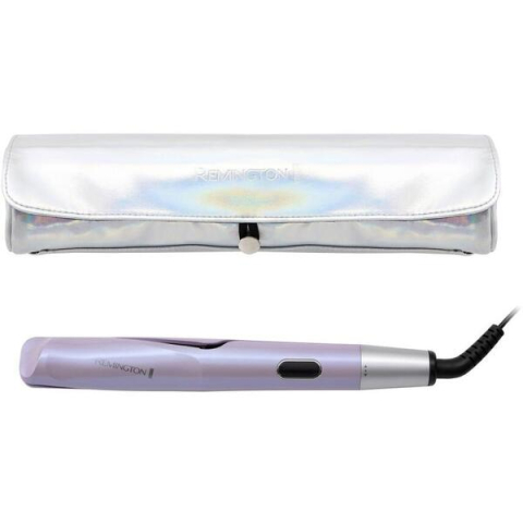 Placi de indreptat parul - Placa de indreptat si ondulat parul Remington Curl & Straight Confidence Special Edition S6606GP, Placi rasucite, Ceramica, Turmalina, 230 grade, Mov