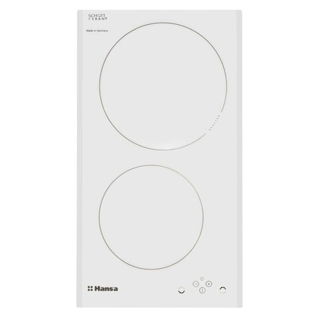 Incorporabile - Plita incorporabila Hansa BHIW38377, Inductie, 2 zone gatire, Control touch, Heat Control, Booster, Temporizator, 30 cm, Alb