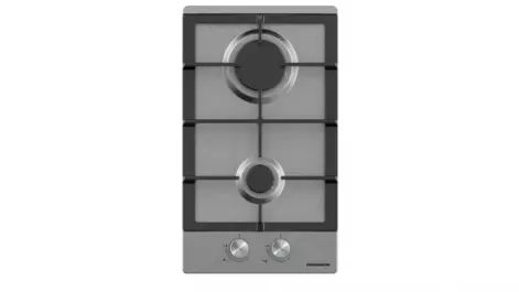 PLITĂ INCORPORABILĂ HEINNER HBH-M302FIX, GAZ, 2 ARZĂTOARE, GRĂTAR FONTĂ, APRINDERE ELECTRICĂ, DISPOZITIV DE SIGURANȚĂ, 30 CM, INOX [2]