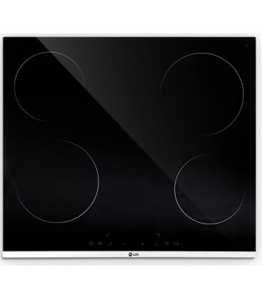 Plita incorporabila vitroceramica LDK 4VBK, 4 zone de gatit, Control Touch, Timer, Blocare acces, 60 cm, Negru [2]