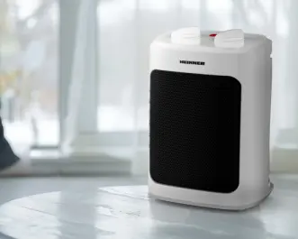 Electrocasnice & Climatizare - RADIATOR CERAMIC HEINNER HCH-M20WH, 900/1300/2000W, TERMOSTAT REGLABIL, ELEMENT DE ÎNCĂLZIRE PTC, PROTECȚIE ÎMPOTRIVA RĂSTURNĂRII, PROTECȚIE SUPRAINCAȚIRE, ALB