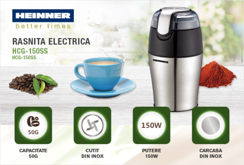 RASNITA DE CAFEA HEINNER HCG-150SS [2]