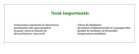 Scuter electric RDB SULINA, Design 2022, 500 W, fără permis de conducere [6]