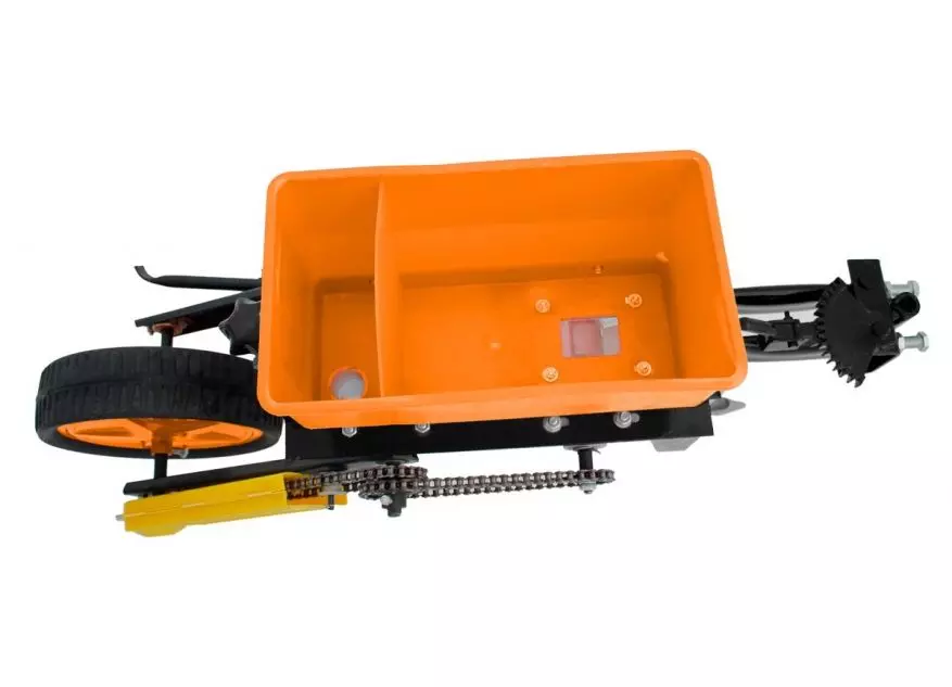 Semanatoare cu fertilizator pentru motocultor O-Mac SM 1000 [2]