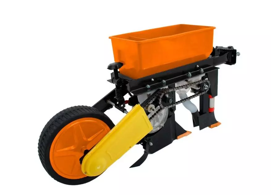 Accesorii motocultoare - Semanatoare cu fertilizator pentru motocultor O-Mac SM 1000