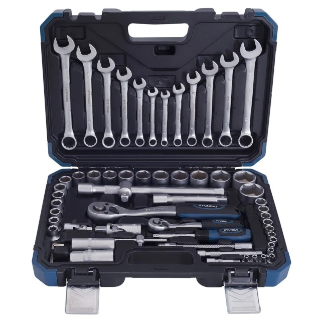 Casa, Gradina & Bricolaj - SET 61CHEI TUBULARE SI CHEI COMBINATE HYUNDAI HY-59656