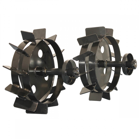 Accesorii motocultoare - SET ROTI METALICE SI PLUG BISONTE BTA-SP360 