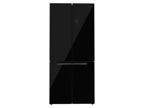 Electrocasnice & Climatizare - Side by side Tesla RF5100FMBE, 511 l, Clasa E, Total No Frost, Motor Inverter, Display LED, H 190 cm, Sticla Neagra