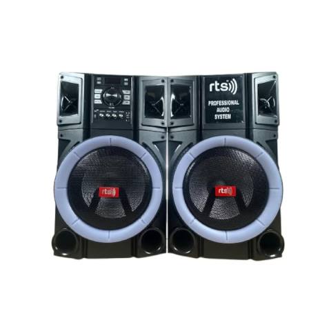 Boxe & Sisteme audio - SISTEM AUDIO PROFESIONAL RTS 129 CU AMPLIFICATOR BLUETOOTH ȘI ILUMINARE LED