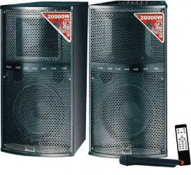 Boxe & Sisteme audio - SISTEM AUDIO RTS 212-1, 2 SUBWOOFERE 12 INCH, BLUETOOTH, LED DISPLAY, SET COMPLET