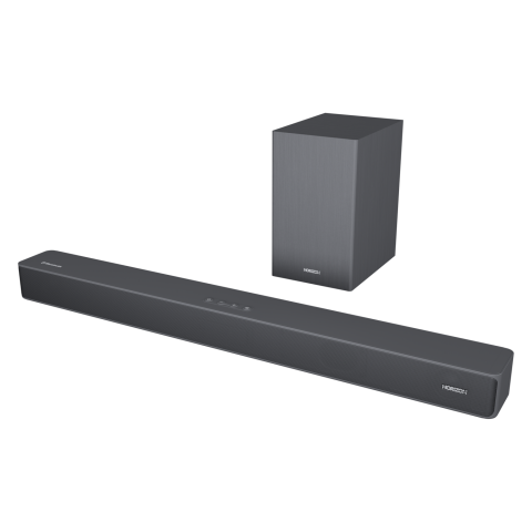 Soundbar HORIZON Acustico HAV-S2630W, 2.1CH, 110W, Subwoofer Wireless, Titanium Grey [2]