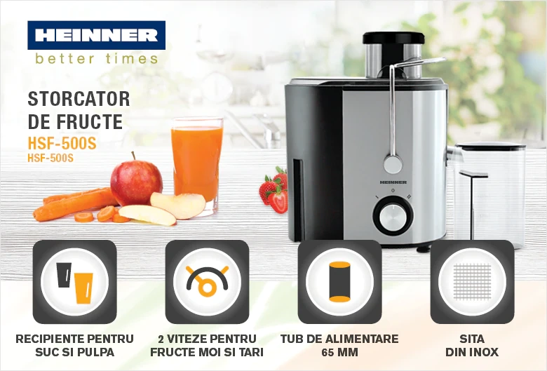 STORCATOR DE FRUCTE HEINNER HSF-500S [2]