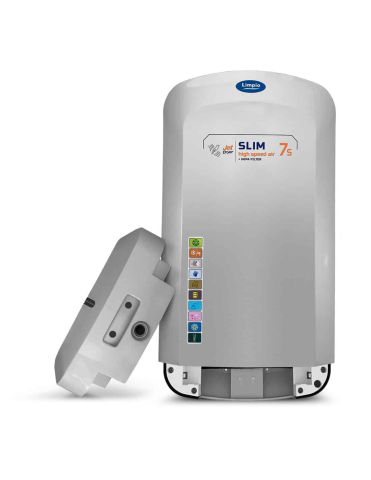 Uscatoare de maini - USCATOR DE MAINI LIMPIO HDR 91JET SILVER, PROFESIONAL,1650 W, VITEZA AER 90M/S, TIMP USCARE 7-9S, ARGINTIU