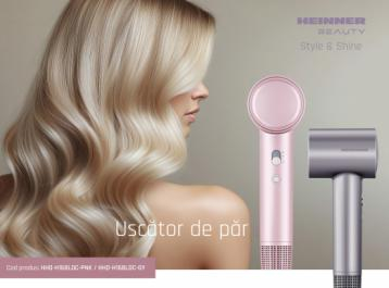 USCĂTOR DE PĂR HEINNER HHD-H16BLDC-GY, 1600 W, 3 TREAPTE PUTERE, 4 SETĂRI TEMPERATURĂ, TEHNOLOGIE HEATBALANCE, GRI [2]