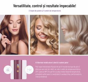 Ingrijire personala - USCĂTOR DE PĂR HEINNER HHD-H17DBLDC-GY, 1700 W, DISPLAY, 3 TREPTE PUTERE, 4 SETĂRI DE TEMPERATURĂ, TEHNOLOGIE HEAT BALANCE, GRI