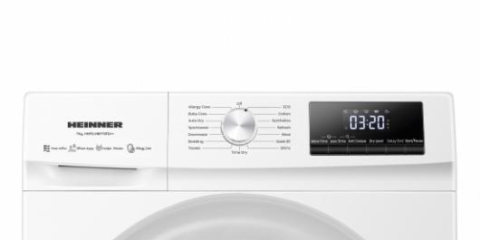 Electrocasnice & Climatizare - USCĂTOR DE RUFE CU POMPĂ DE CĂLDURĂ HEINNER HHPD-HMY70FD++, CAPACITATE DE ÎNCĂRCARE 7 KG, CLASA ENERGETICĂ D, ALB