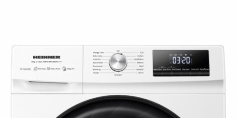 USCĂTOR DE RUFE CU POMPĂ DE CĂLDURĂ HEINNER HHPD-HMY80IVFC+++, 8 KG, CLASA C, MOTOR INVERTER, ALB [3]