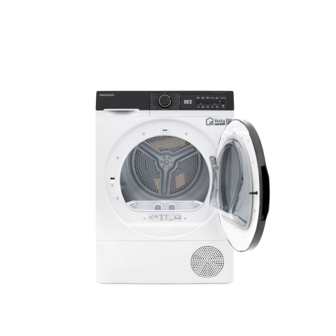 Electrocasnice & Climatizare - USCATOR DE RUFE DAEWOO DDR-XV9A/C, POMPA DE CALDURA, 9 KG, CLASA C, FUNCTIE WI-FI, DESIGN: PANOU T2 NEGRU + USA XXL NEAGRA, NEGRU