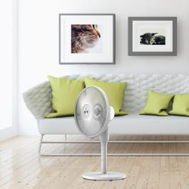 VENTILATOR CU PICIOR HEINNER HSF-L360WH, 2 IN 1, 65W, ÎNĂLȚIME AJUSTABILĂ, FUNCȚIE OSCILARE 360°, TIMER 8 H, CONTROL DIGITAL, INDICATORI LED, TELECOMANDĂ, 3 TREPTE DE VITEZĂ, 3 MODURI: NATURAL / NOAPT [2]