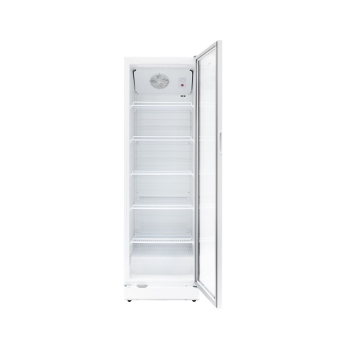 Electrocasnice & Climatizare - VITRINA FRIGORIFICA DAEWOO DVLF-350SWC, SMART LOW FROST, VOLUM 350L, CLASA ENERGETICA C, 5 RAFTURI METALICE, INTERVAL TEMP. INTRE 0 SI 10?C, MANER INTEGRAT, LUMINA INTERIOR LED, ALB