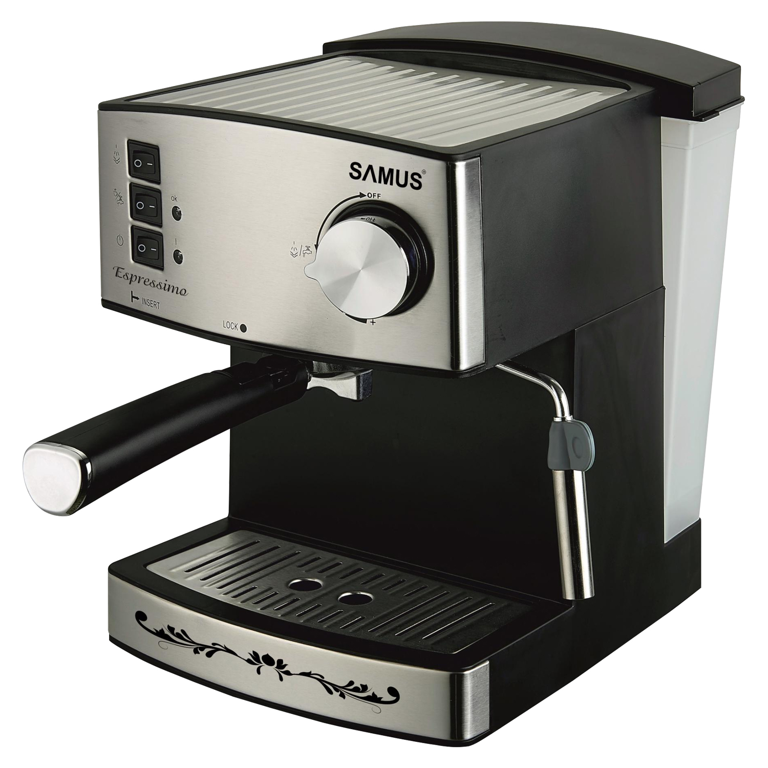 Espressor manual Samus Espressimo 15 bar, 850 W, S...