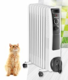 Electrocasnice & Climatizare - Calorifer electric cu ulei Heinner HOH-Y09WB, 2000...