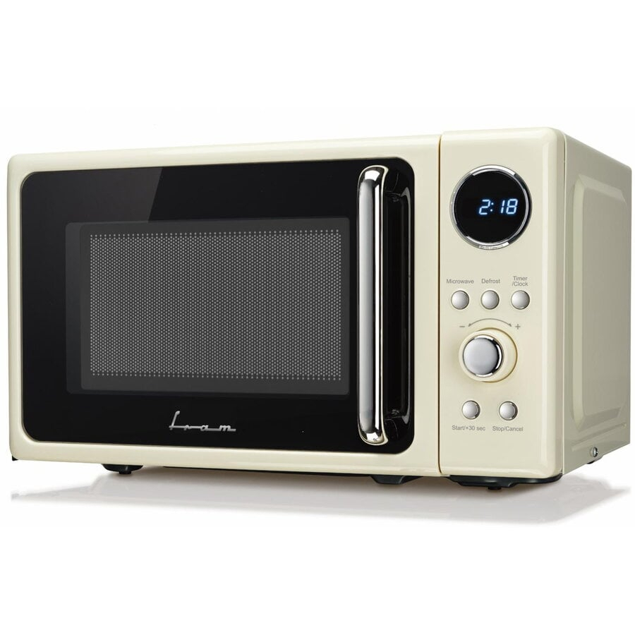 Electrocasnice & Climatizare - CUPTOR CU MICROUNDE FRAM FMW-MD20DRCR, 20 L, CONTROL DIGITAL, 800 W, 5 TREPTE DE PUTERE, CREM