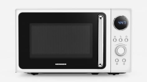 Electrocasnice & Climatizare - CUPTOR CU MICROUNDE HEINNER HMW-MD20DRWH, CAPACITATE 20L, CONTROL DIGITAL, PUTERE CUPTOR 800W, AFISAJ DIGITAL, 5 TREPTE DE PUTERE, TIMER, TIMP MAXIM DE GATIRE 95 MIN, FUNCTIE DECONGELARE, SEMNAL SONOR