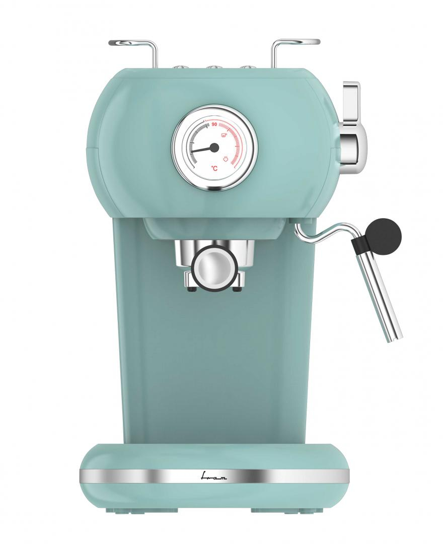 Electrocasnice & Climatizare - Espressor manual Fram FEM-D15RGR, 1100 W, Rezervor 1.2 l, 15 bar Verde