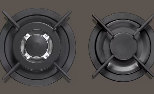 Electrocasnice & Climatizare - Plita incorporabila Fram FBH-V4IWF-GMK, Gaz, 4 Arzatoare, WOK, Gratar fonta, Aprindere electrica, Dsipozitiv de siguranta, Sticla cafeniu