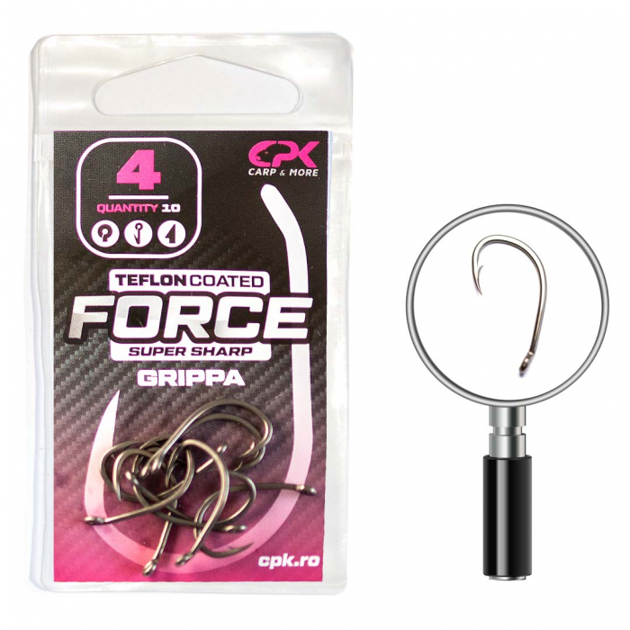Carlige CPK Force Teflon Coated Grippa, 10buc/plic NR 6 [1]