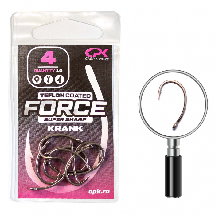 Carlige CPK Force Teflon Coated Krank, 10buc/plic nr.4 [1]