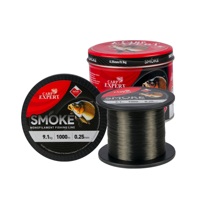 FIR CARP EXPERT SMOKE MONOFILAMENT LINE DARK GREY 300M 0.30MM 12.7KG [1]