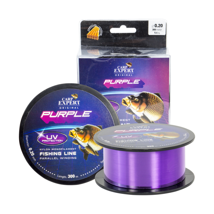 FIR MONOFILAMENT CARP EXPERT UV PURPLE 300M 0.25MM 8.90KG [1]