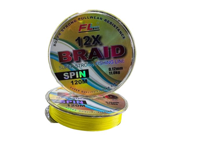 Fir Textil Spinning Fl 12X BRAID 120m 0.14mm 16kg [1]