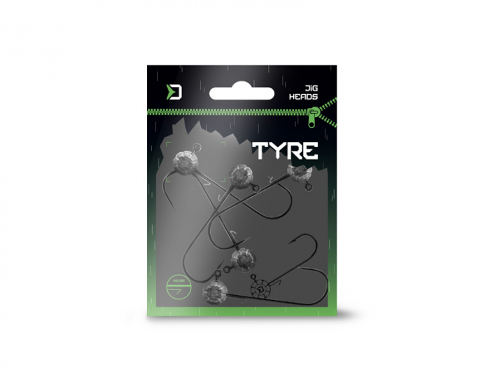 Jig rotund cu spin pentru năluci Delphin TYRE/5buc 15g-6/0 [2]
