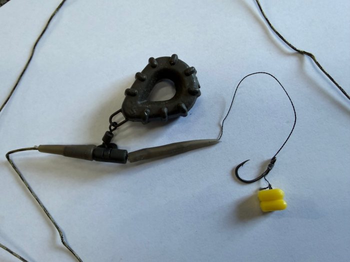 MONTURA PLUMB PIERDUT PLUMB 70G CARLIG KRANK NR 8 CU SPIN [2]