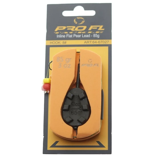 Montura Pro Fl Leadcore Inline Flat Pear Lead 85g Carlig Nr 6 [1]