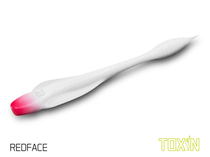 Nălucă artificială Delphin TOXIN UVs / 8 buc 8cm / REDFACE [1]